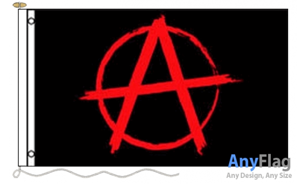 Anarchy Red Custom Printed AnyFlag®